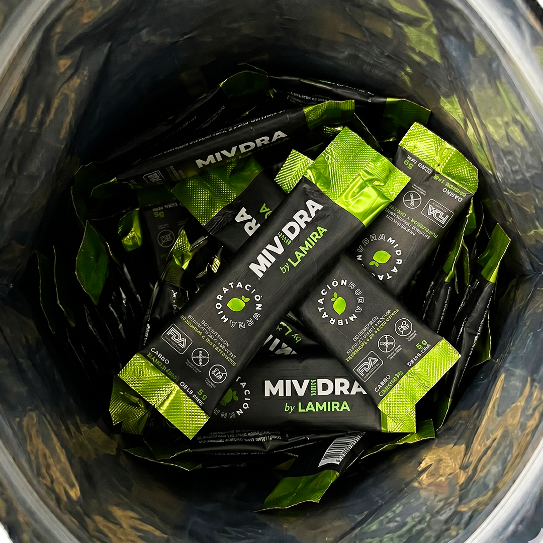 Bebida Hidratante sin Azúcar (Empaque con 250 Sobre para 600 ml) Mividra Limón 5 g - 2